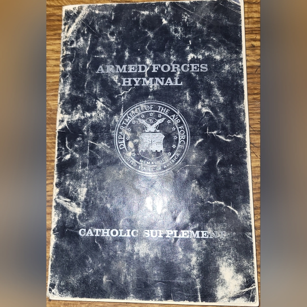 Vintage Air Force Hymnal Catholic Supplement